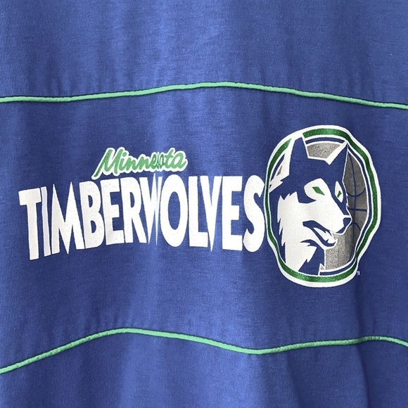 Minnesota Timberwolves NBA Basketball 🏀 Team Vtg T-shirt fitted size M unisex - Picture 2 of 6